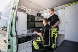 Kanalreinigung in Regen mit professioneller Technik